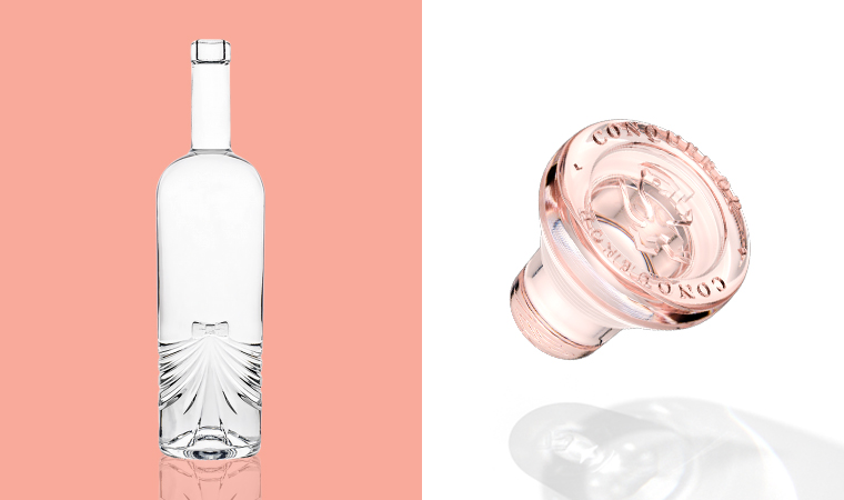 Bottle: Malice Drapée / Closure: Vinolok Rosé